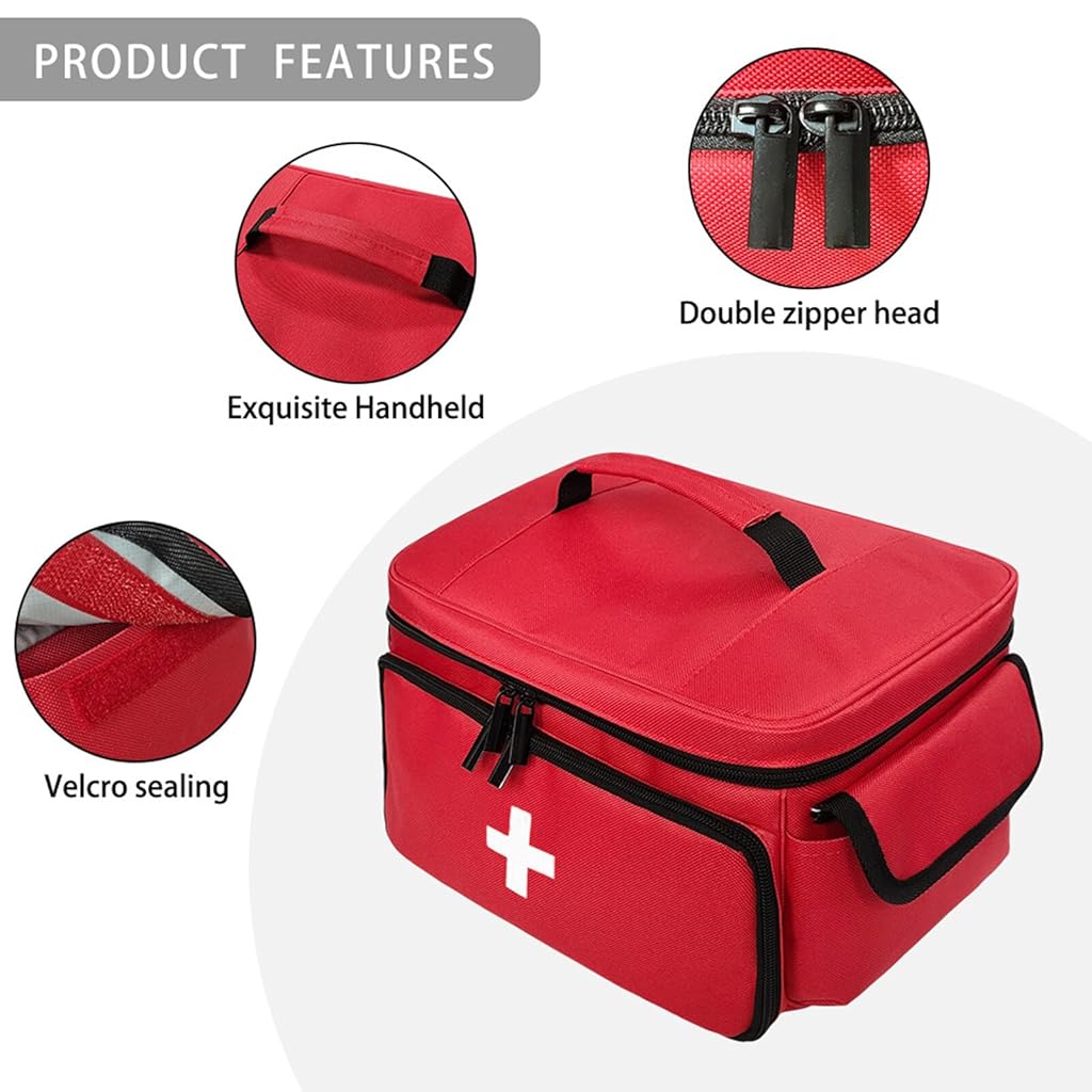HANNEA® Medicine Storage Bag, Empty First Aid Bag HANNEA® Medicine Storage Bag, Empty First Aid Bag